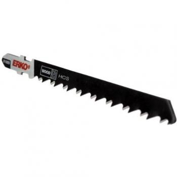 Lame pour scie sauteuse Erko 100 mm avec 6 dents par pouce, pour bois épais et ébauchure, carte de 5