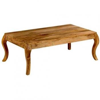 Tavolino in legno massello 110x60x40 cm di mango