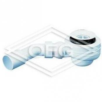 Descarga de Ducha con Codo 52 mm – LE Sanitaire – Plástico sin Tapa