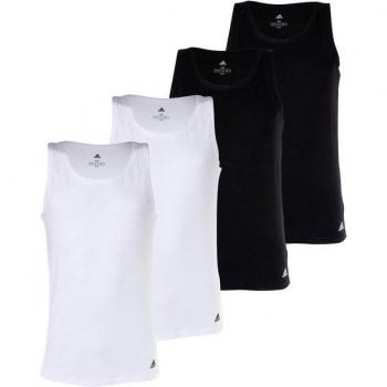 Active Flex Cotton Herren‑Tanktop 4er Pack – Adidas (M)
