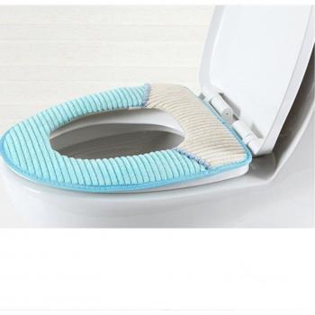 Siège de toilette en cuir PU avec coussin