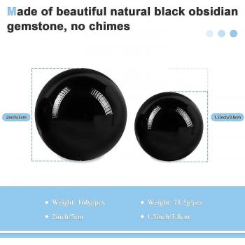 Système de Massage Baoding Obsidienne Noir