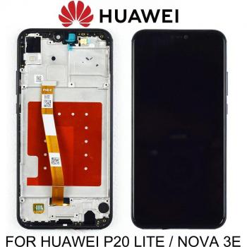 LCD 2280*1080 avec cadre pour HUAWEI P20 Lite ANE-LX1 ANE-LX3