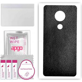 Copertura Vinyl Moto G7 Play – Look Pelle Scura