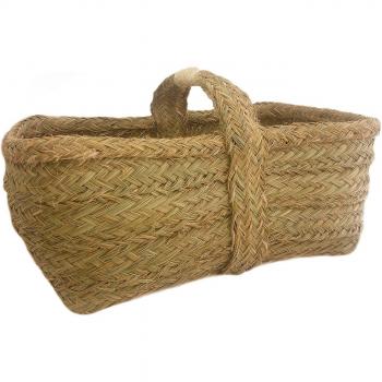 Cesta para Leña de Fibra Natural 60x35x30 cm