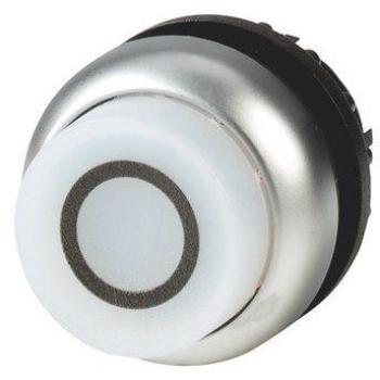 Illuminated PVC Front Ring Push Button – Eaton 216806 M22‑DRLH‑W‑X0