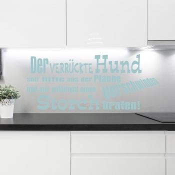 Iceberg-Hund‑Wandbild 120 × 50 cm