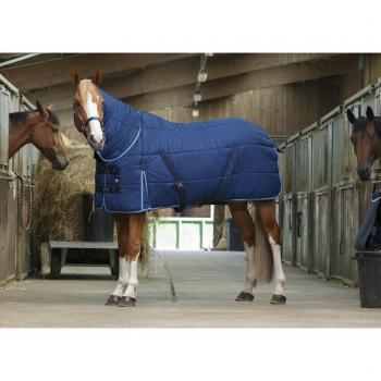 Tapis d'Écurie 'Combo' Riding World Navy/Sky Blue (5'9