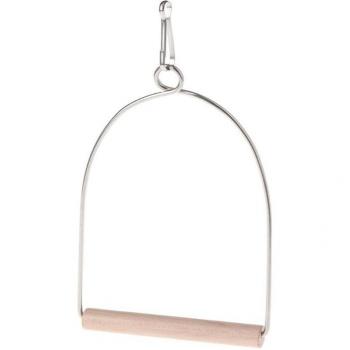 Columpio para Aves de Madera Natural