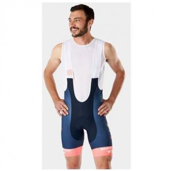 Culote XL Trek‑Segafredo 2022 Fan Line con Tonos Azul, Rosa y Blanco