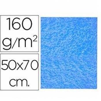 Fieltro 50x70cm color azul claro 160g/m2 Liderpapel