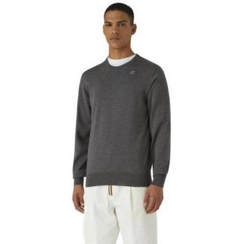 Pullover K-Way Sebastien Merino per uomo, grigio, taglia L