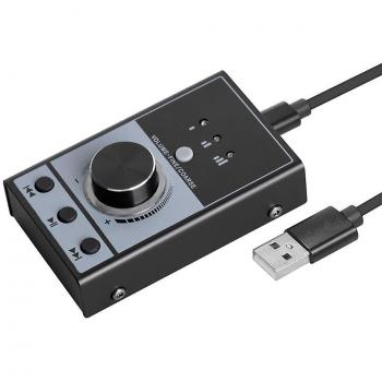 Perilla metálica de control de volumen