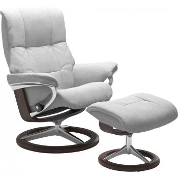Relaxsessel STRESSLESS Mayfair Sessel Gr. ROHLEDER Stoff Q2 FARON, Signature Base Wenge
