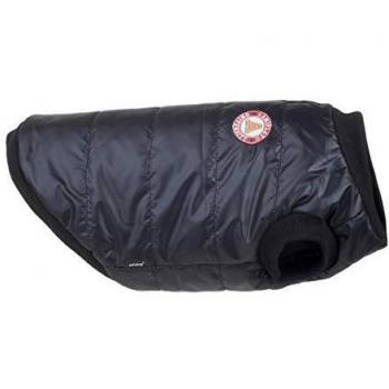 Schwarzer Hundebekleidungsmantel – Amiplay Bronxmaltese 33 cm