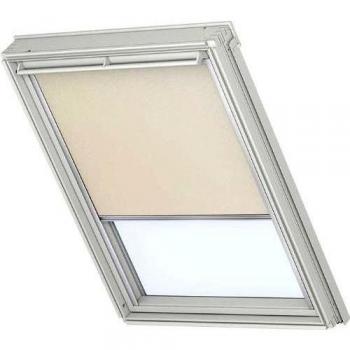 VELUX Verdunkelungsjalousie Uni Beige 1085, Y33, Aluminium, GGU, Manuell