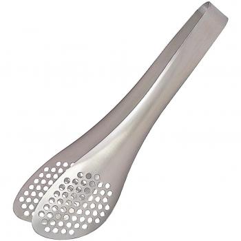 Stainless Perforated Yanagi Sori Tongs