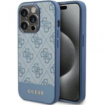 Capa Protectora Guess 4G Stripe para iPhone 15 Pro Max 6.7 – Color Nieblesa