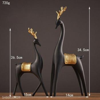 Sculpture de cerf d'art