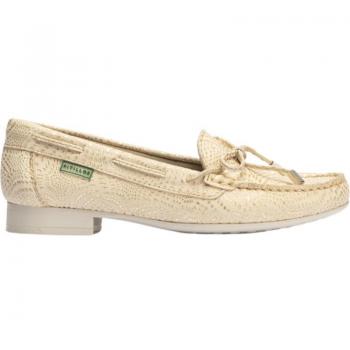 Zapato de Mujer Pitillos Mocasín Confort Talla 3800 Oro
