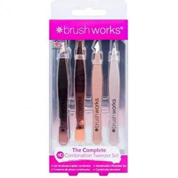 HD Brushworks Gold Tweezers – Complete Set