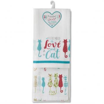 Whisker Washable Towels, Two Pack