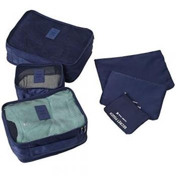 Organizador de Maleta Molain 6-en-1, Bolsa Impermeable para Ropa Sucia de Viaje, Material Nylon