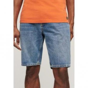 Bermuda Superdry Ajustada Azul para Hombre