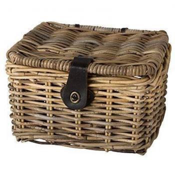 Natural Beige Fastrider Sera 8L Rattan Basket with Covered Lid – Unisex