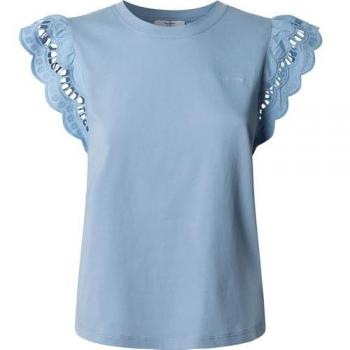 Camiseta de algodón para mujer Pepe Jeans con mangas mariposa