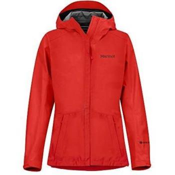 Veste de Pluie Minimaliste Marmot Femme, Imperméable, Hardshell, Coupe Vent, Respirant, Rouge Victoire, FR (Taille Fabricant : XS)