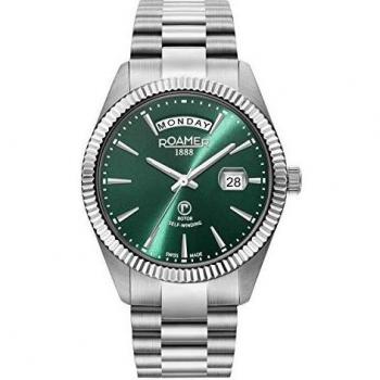 Roamer 981662 41 75 90 Primeline Automatic Green Dial Wristwatch