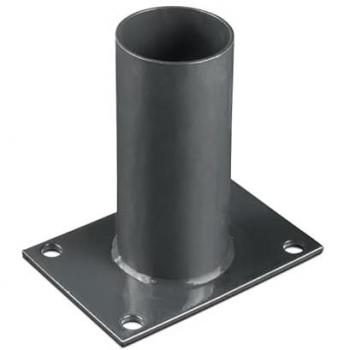 Support de portillon 60 mm, acier, couleur gris anthracite (EASY CLÔTURE)