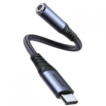 Joyroom Conversor de Audio USB‑C a 3.5 mm – Negro Elegante