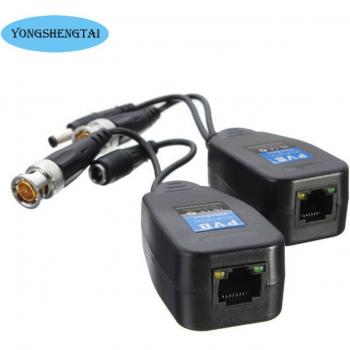 CCTV BNC Video Energie Balun Transceiver 5 Paare zu CAT5e RJ45