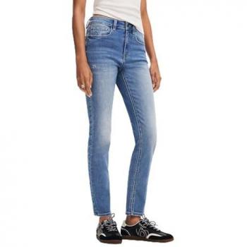 Jeans skinny blu lisci da donna Desigual
