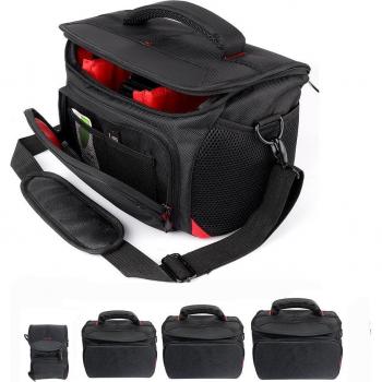 Full Size Waterproof Camera Bag for DSLR with Lens Pouch