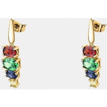 Boucles d'oreilles Morellato en acier inoxydable et zircon