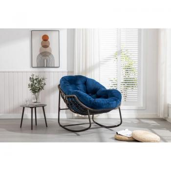 Chaise longue bleue « Véranda Douce »