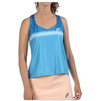 Camiseta Bullpadel Eguz Azul L para Mujeres