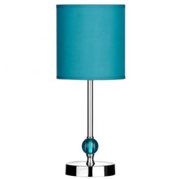 Teal Acrylic Ball Table Lamp by Evaine