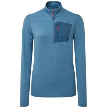 Damen Fleecejacke Lumiko Zip T von Mountain Equipment in Blau