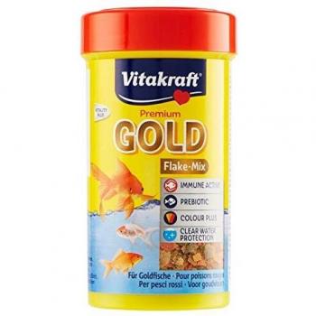 Alimentation pour poissons rouges, Vitakraft, en flocons, 100 ml