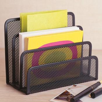Case à documents maille noire