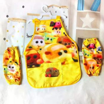 Toddler Solid Color Apron for Painting/Cooking