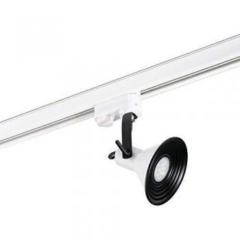 Projecteur sur rail blanc 1 ampoule