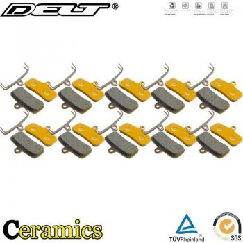 10 Pairs of Ceramic Disc Brake Pads for Shimano MTB Saint M810 M820 ZEE M640 H01