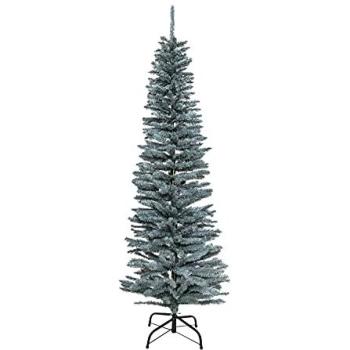 Wintergreen Pine Flock Decor – 4 ft Artificial Tree