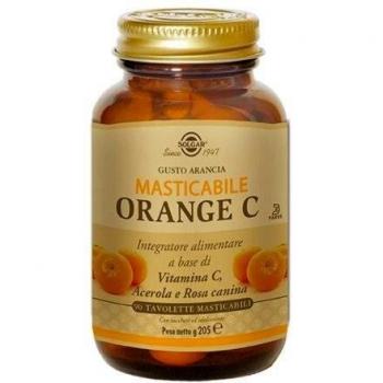 Solgar Chewable Vitamin C 500mg Orange Flavor 90 Tablets