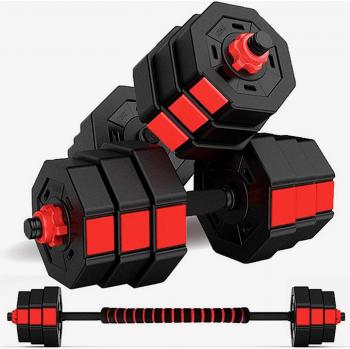 Haltères Fitness Tech 2 en 1 octogonaux FT-28296 20-50 kg